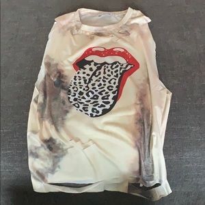 Rocker sleeveless shirt